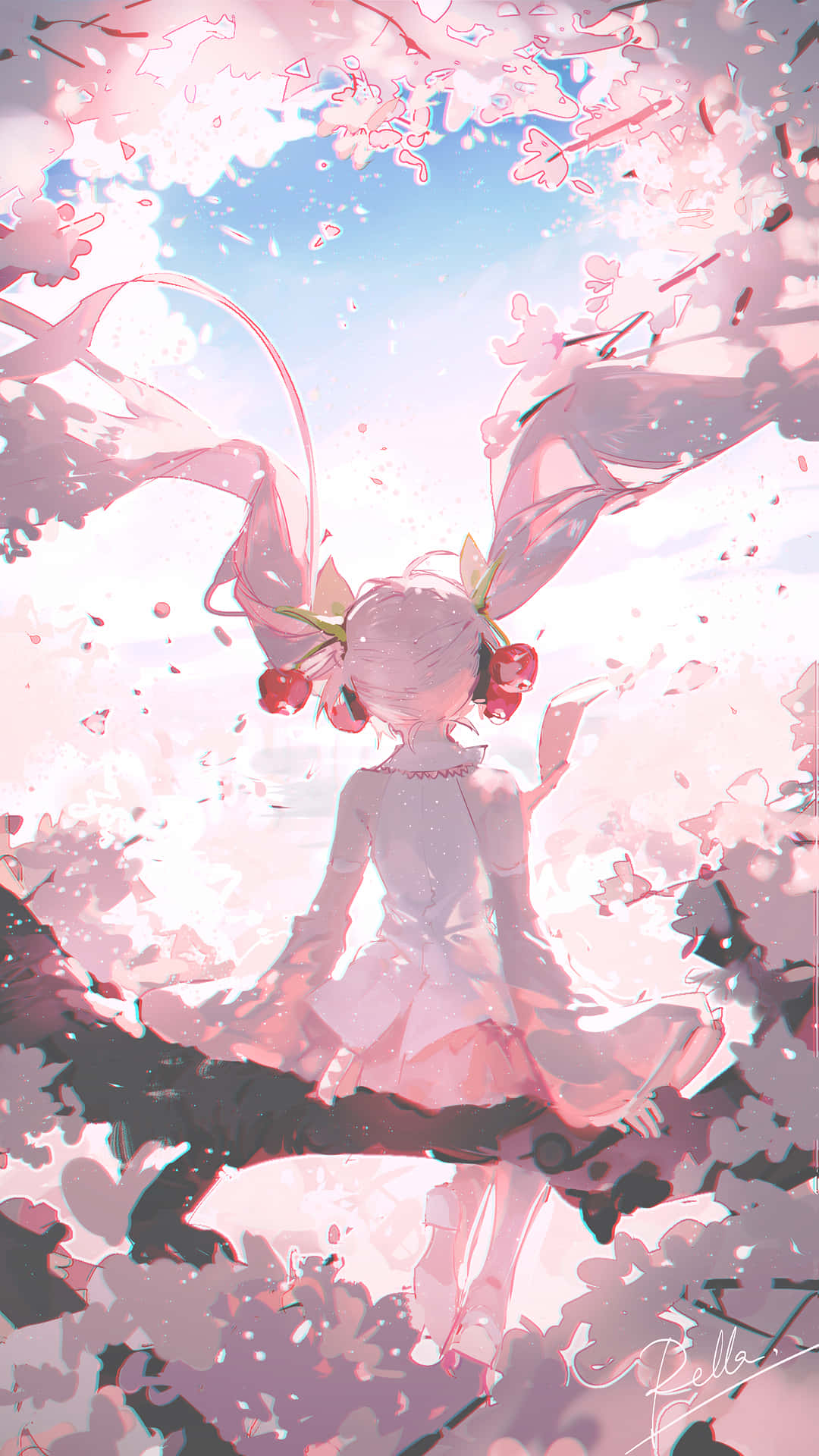 春日櫻未來 壁紙