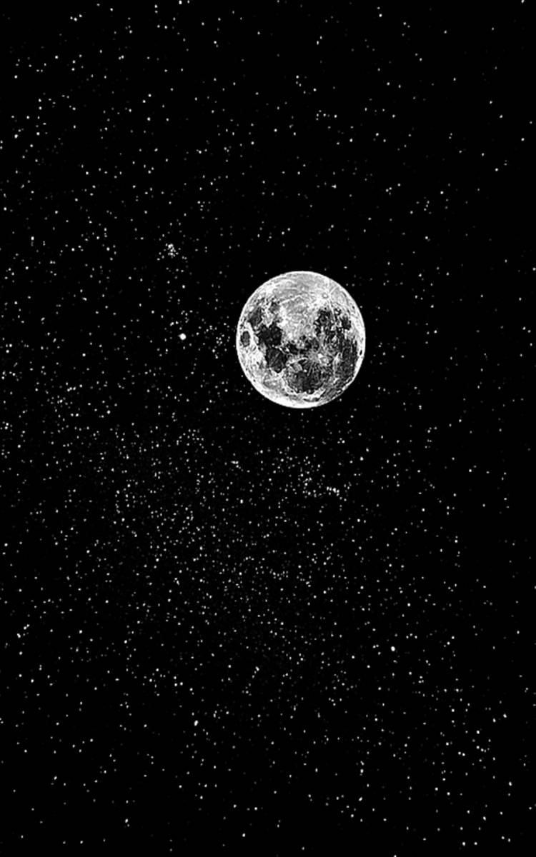 月亮手機美麗星辰 — 月亮 壁紙