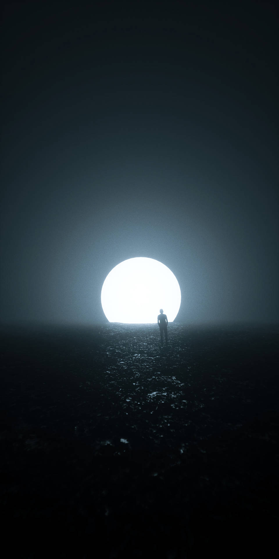 月夜暗影桌布