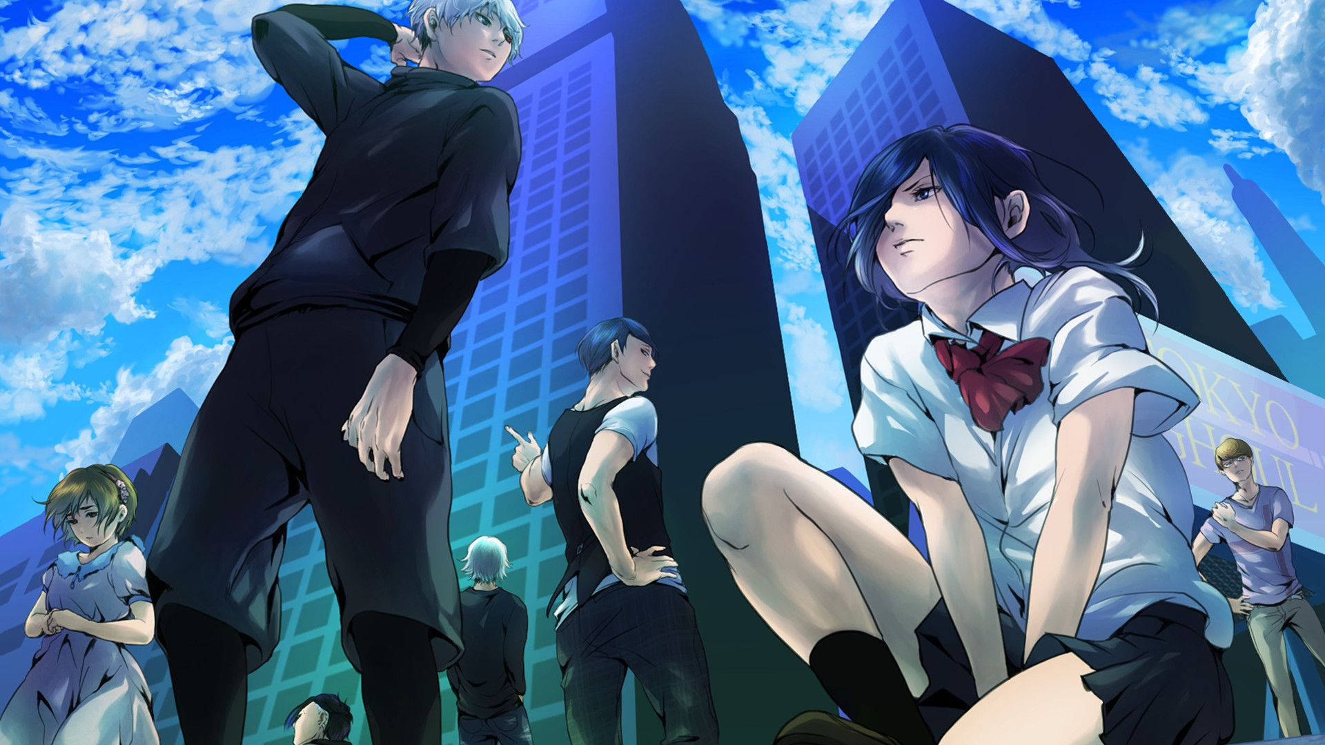 東京喰種角色 利世 校服 壁紙