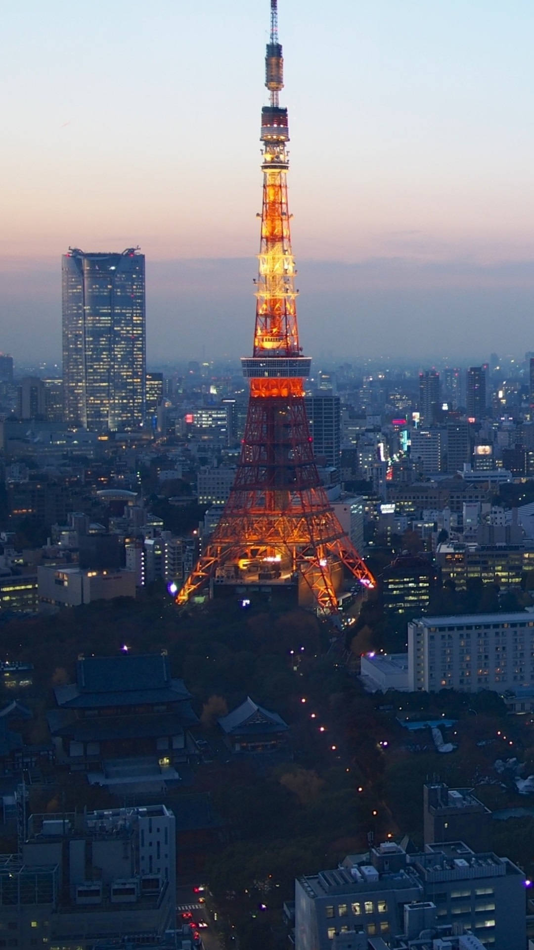 東京鐵塔夜空頂級iPhone高清桌布 壁紙