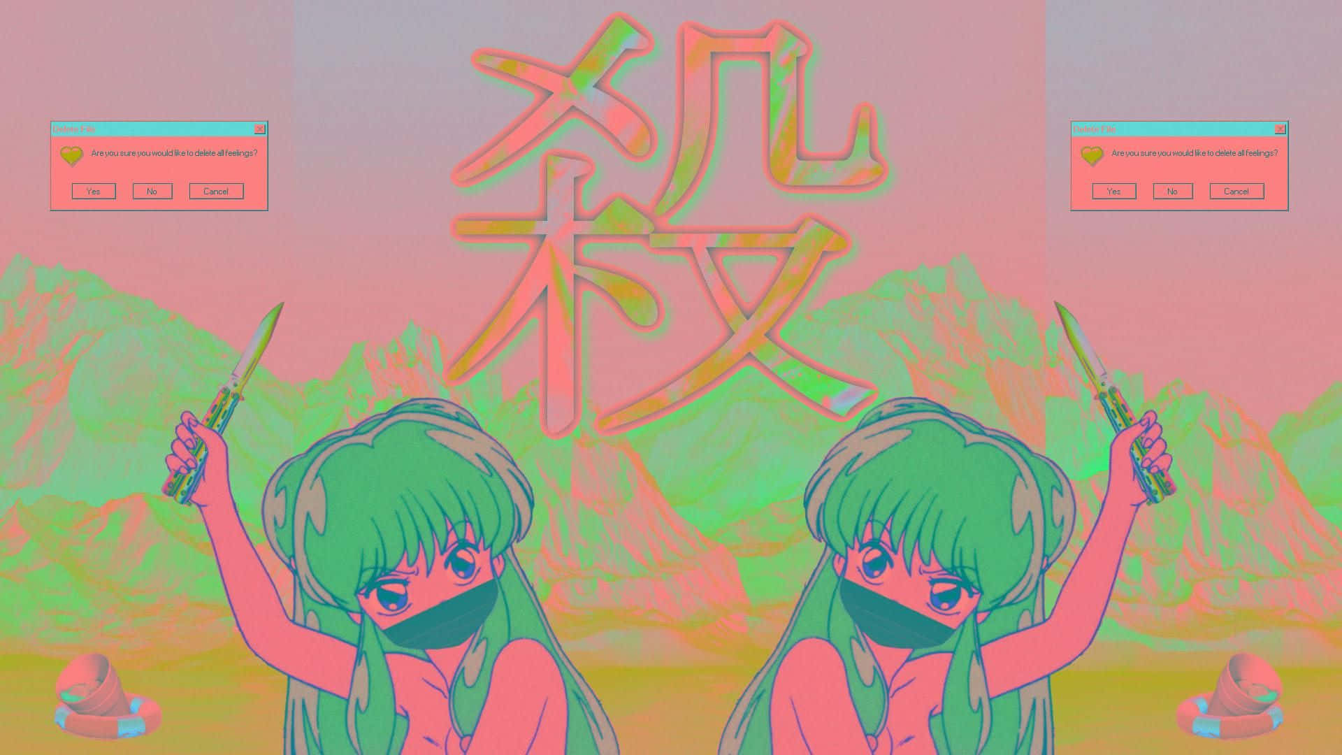 柔和粉紅背景 壁紙