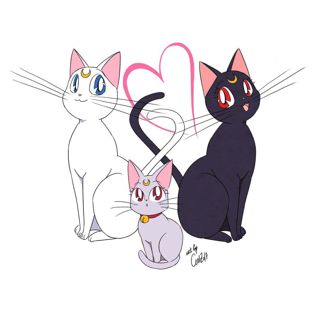 柔心藏于猛躯 - 动漫猫咪 壁紙