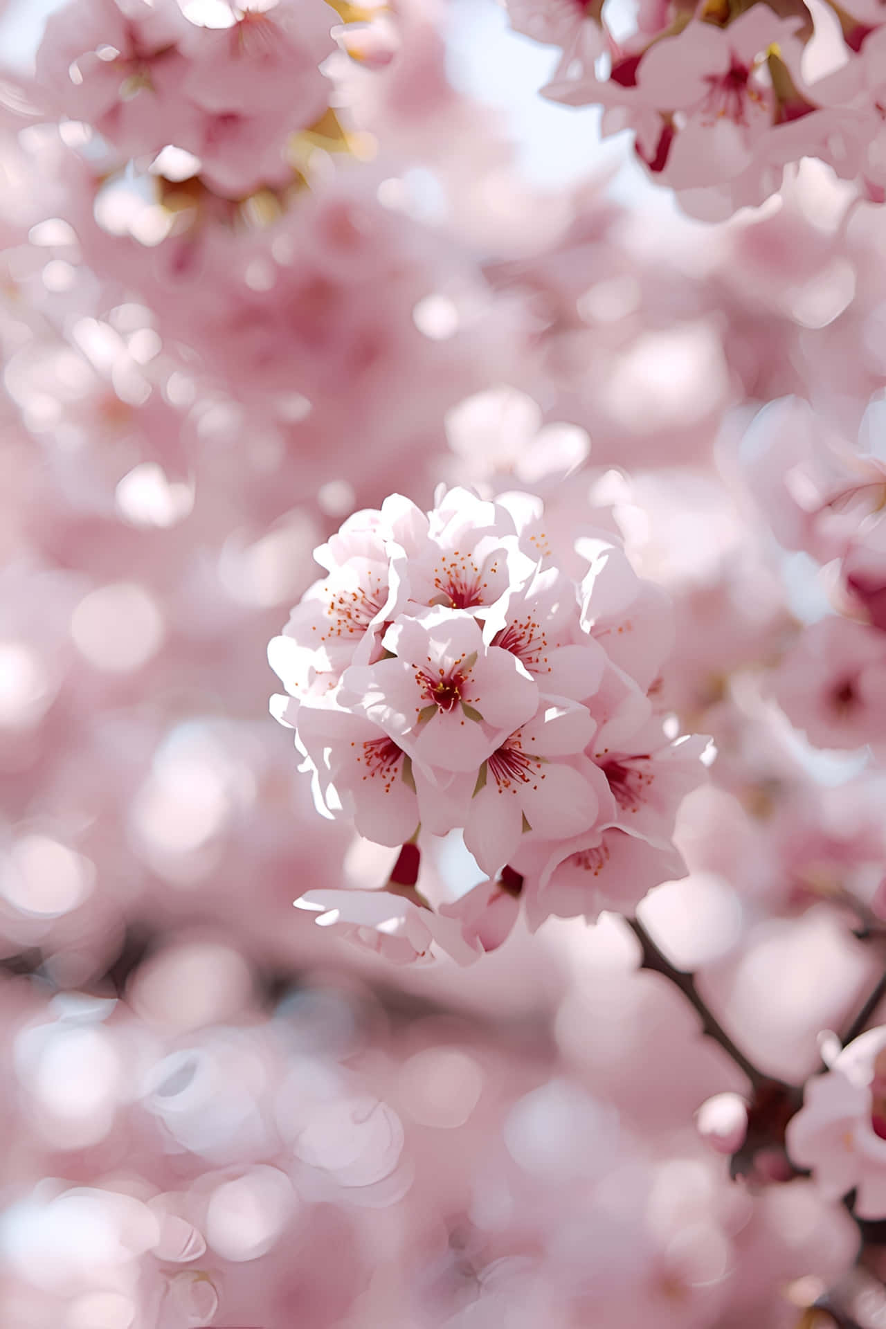 櫻花、樹枝、春季花卉、花朵、春天、粉色花朵、盛開、櫻花、樹木、綻放、植物、粉色、光線、陽光、花瓣、自然 — 花朵 壁紙
