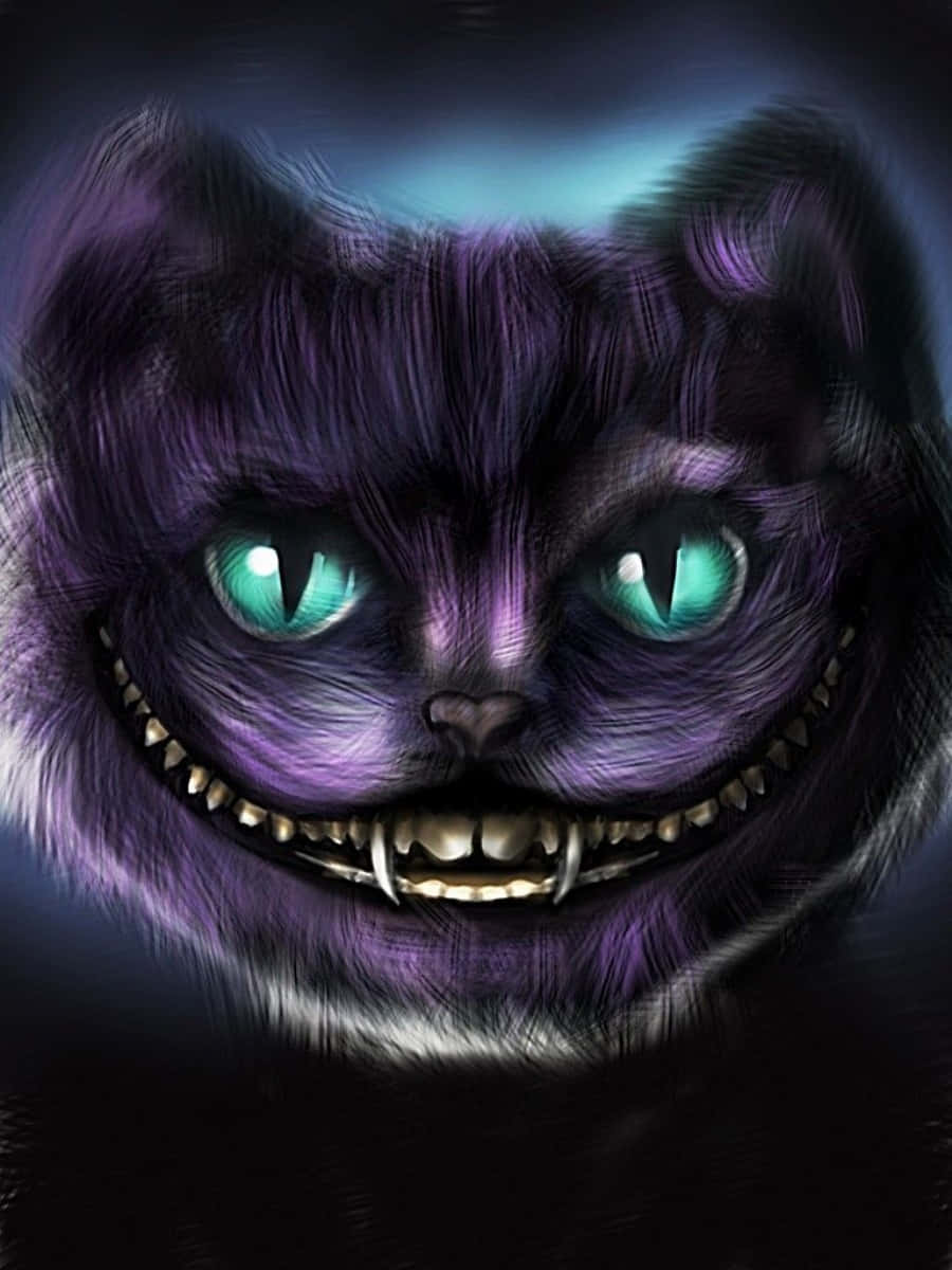 柴郡猫的奇幻微笑 壁紙