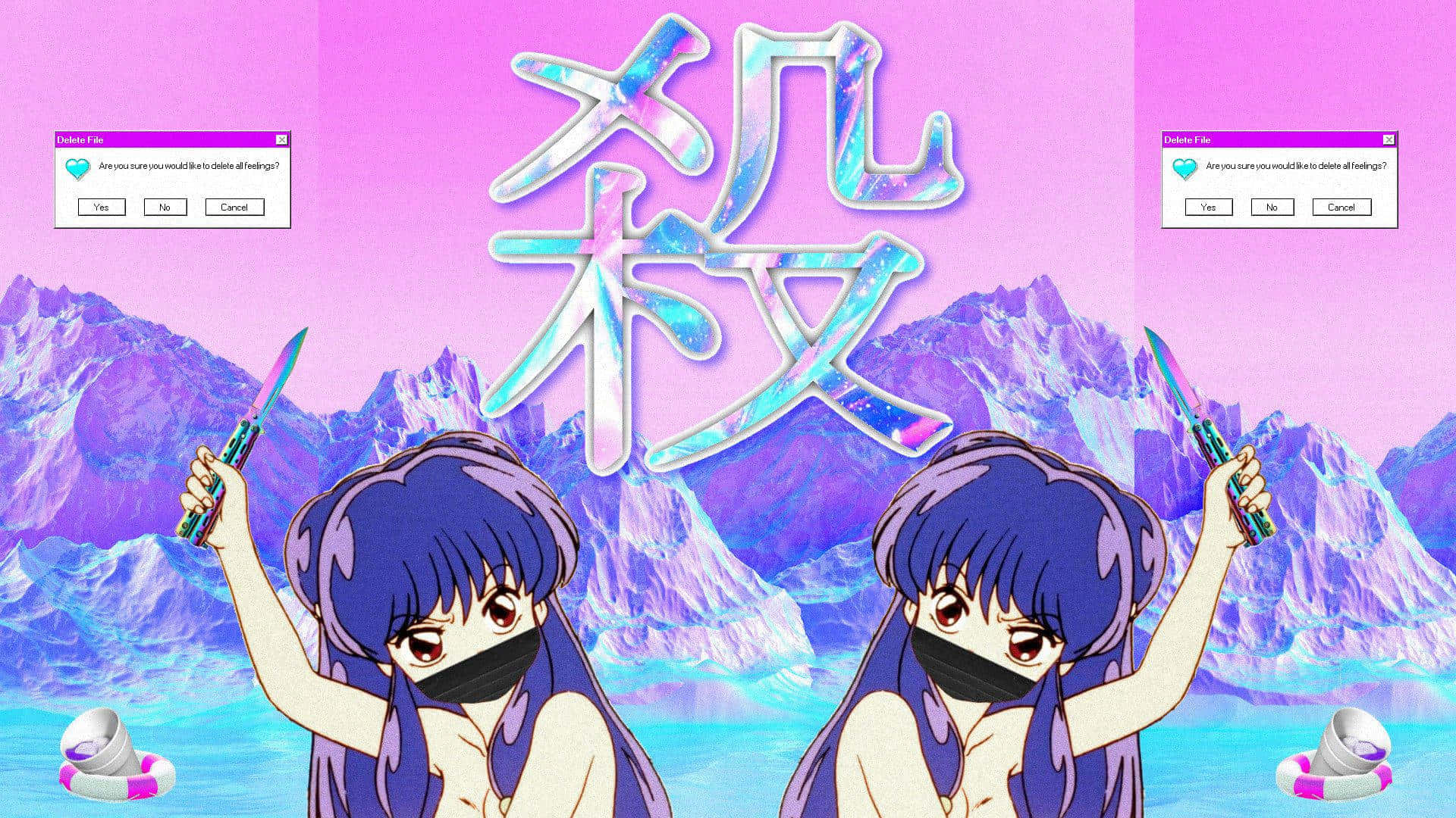 桌面艺术动漫头像美学 壁紙