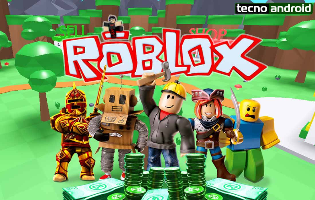 森林中的Roblox角色圖片 壁紙