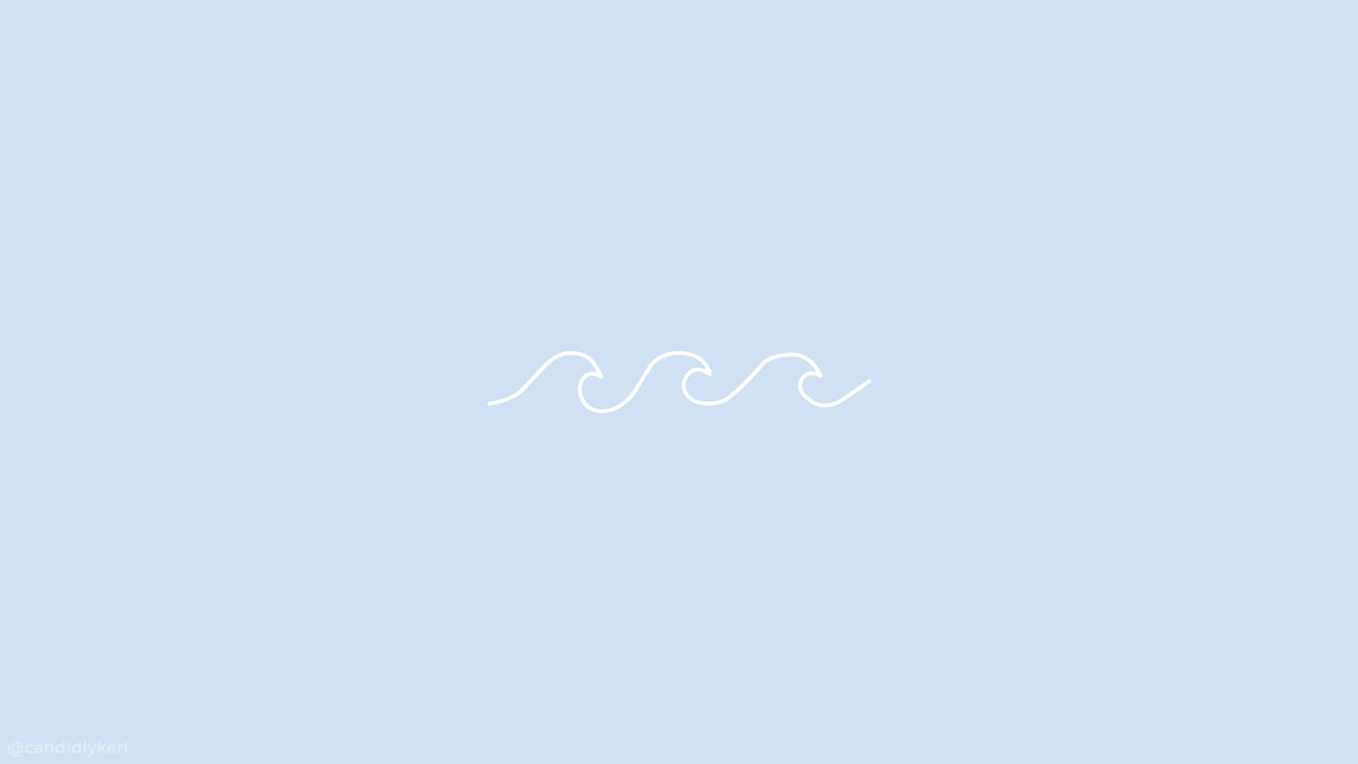 極簡海洋波浪美學 MacBook 桌布 壁紙