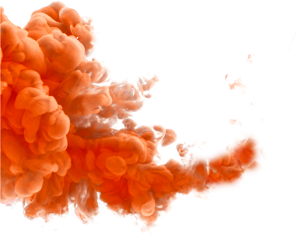 橘色墨水爆炸 壁紙