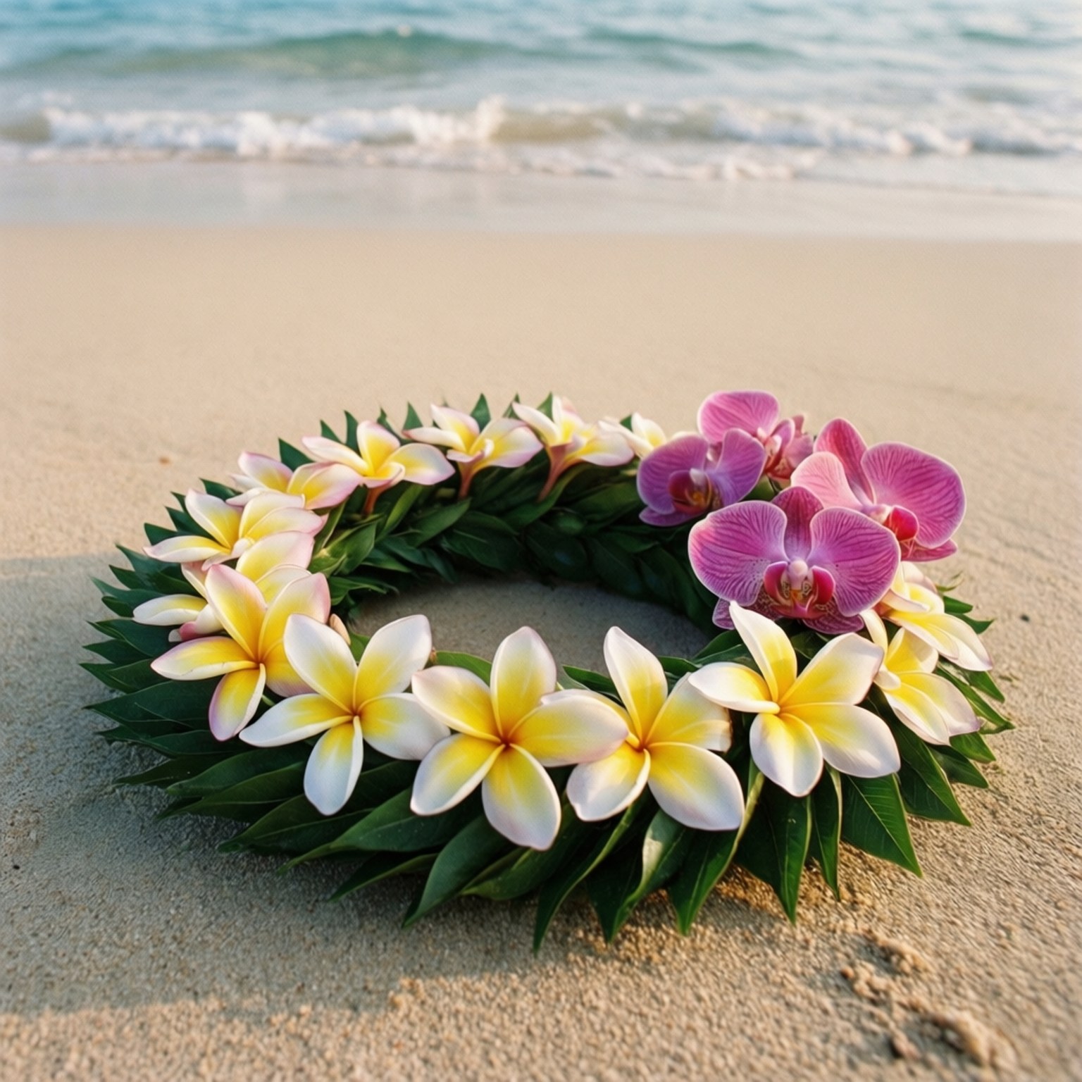 欧哈纳花环海滩 壁紙