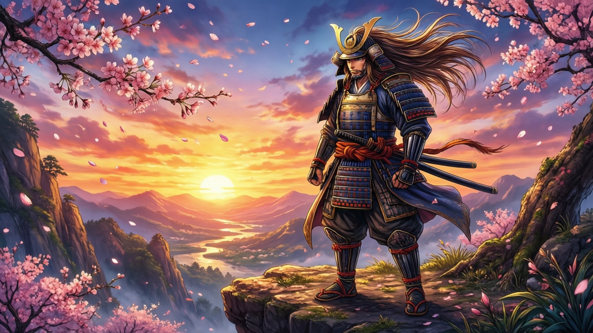 武士夕照漫畫 壁紙