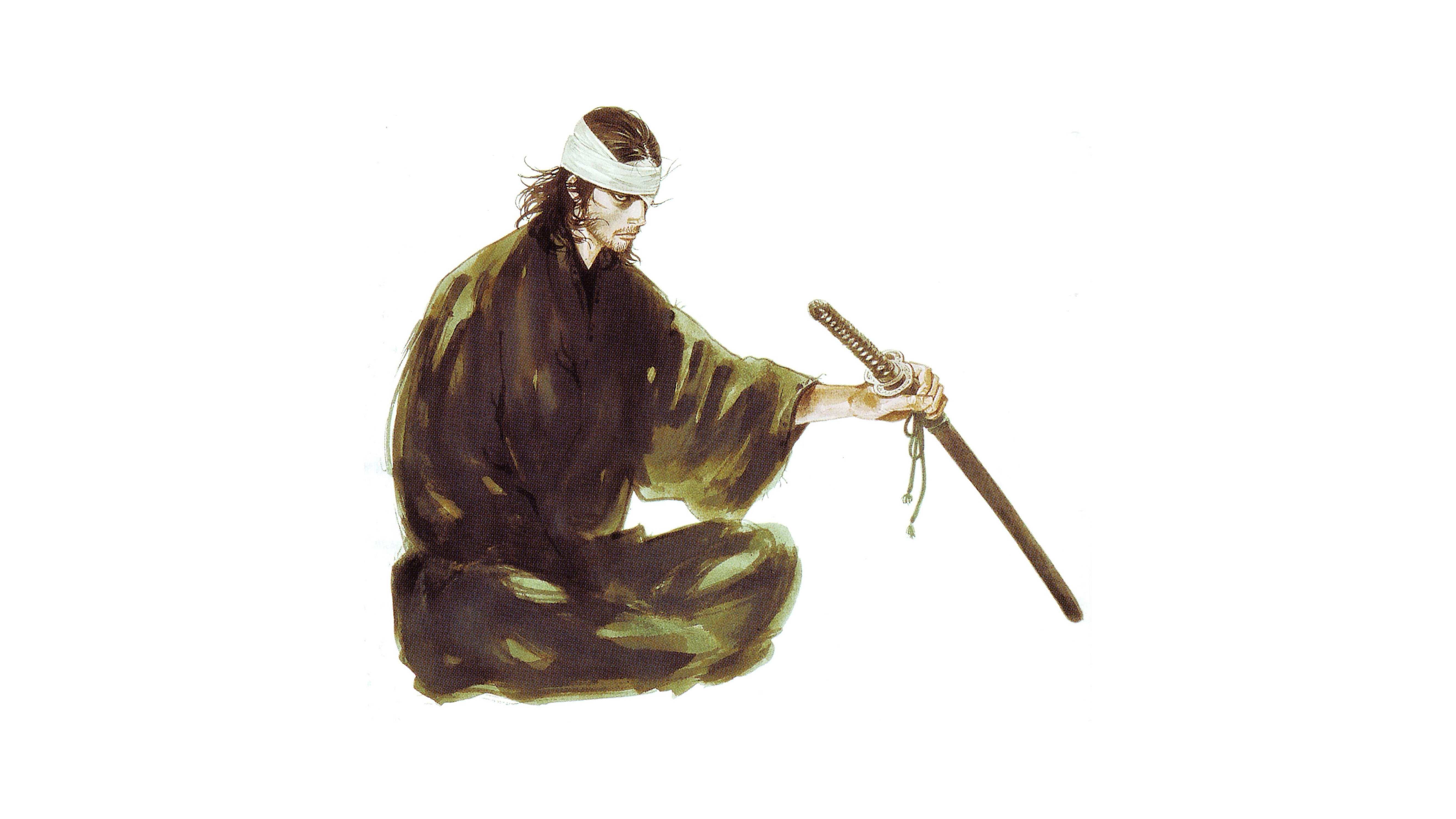 武藏持劍而立 壁紙