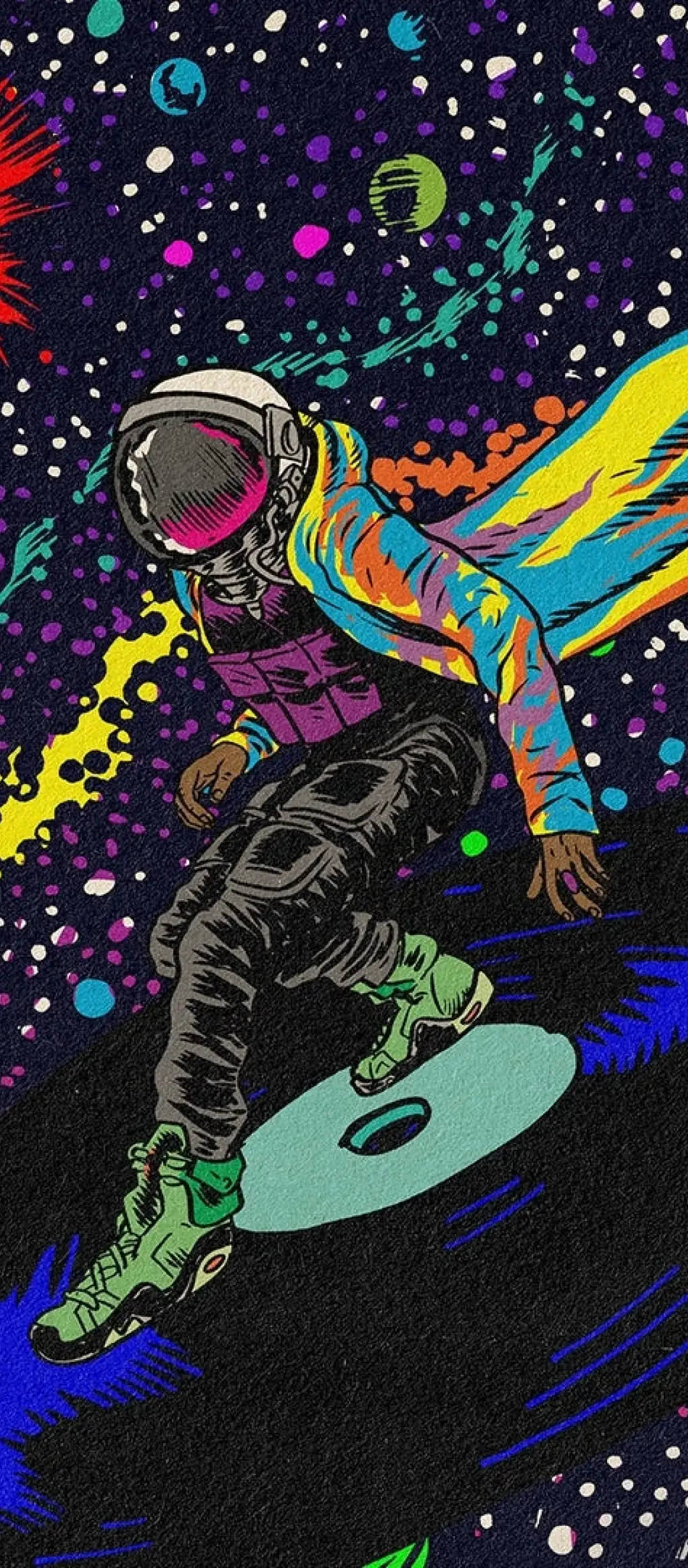 時髦迪斯科太空人 壁紙