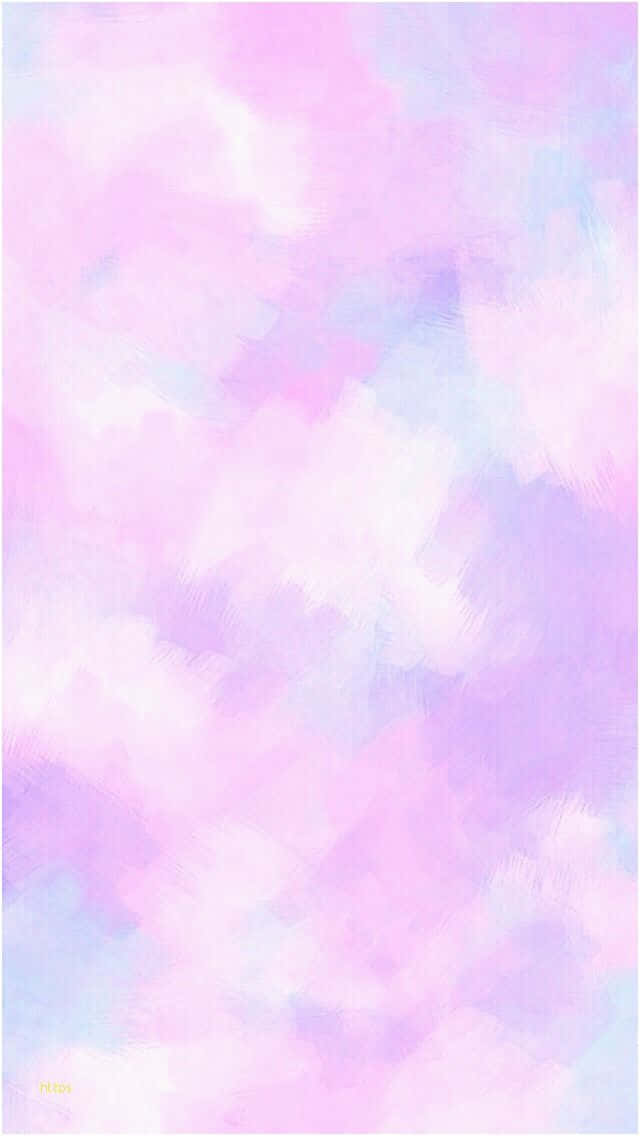 水彩薰衣草淡紫美學背景 壁紙