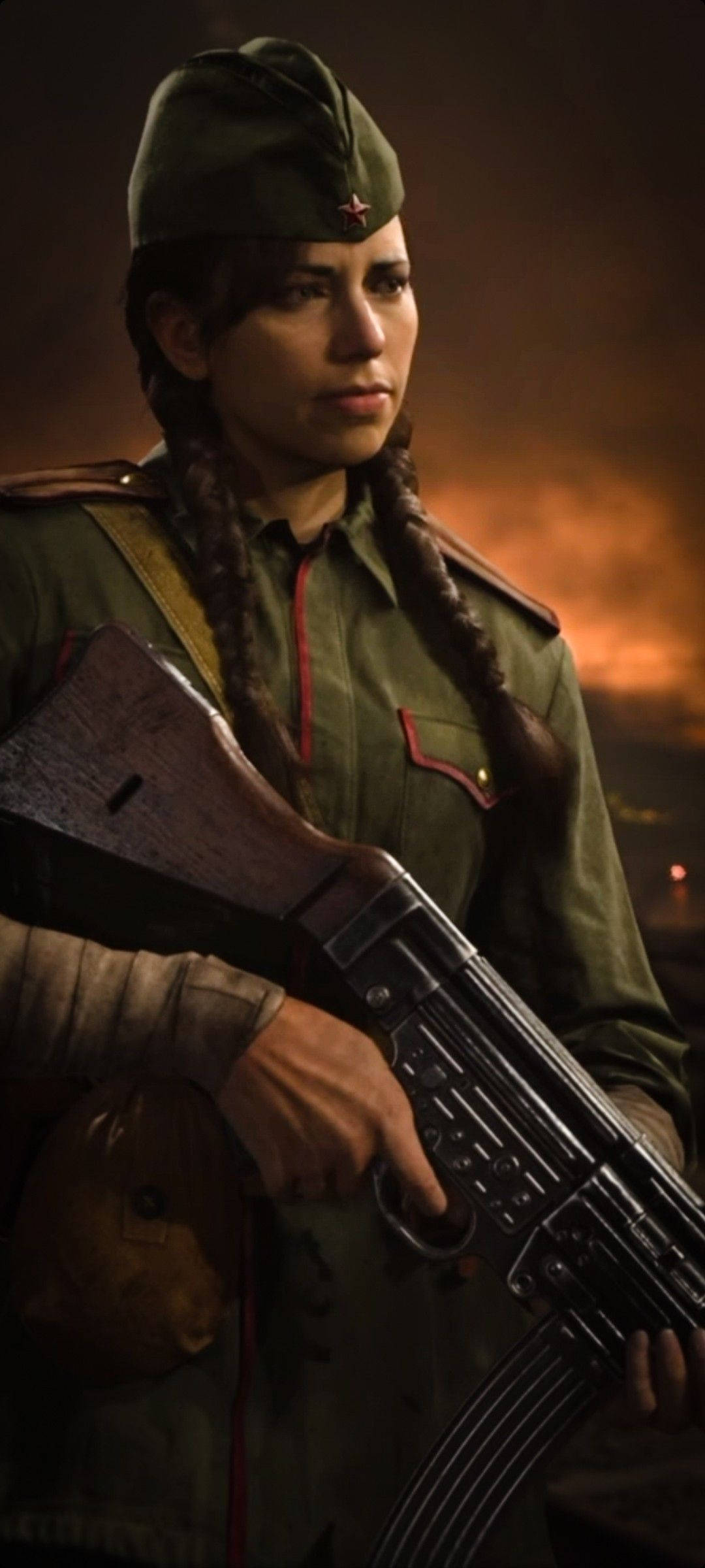 《決勝時刻：先鋒》女將軍肖像 壁紙