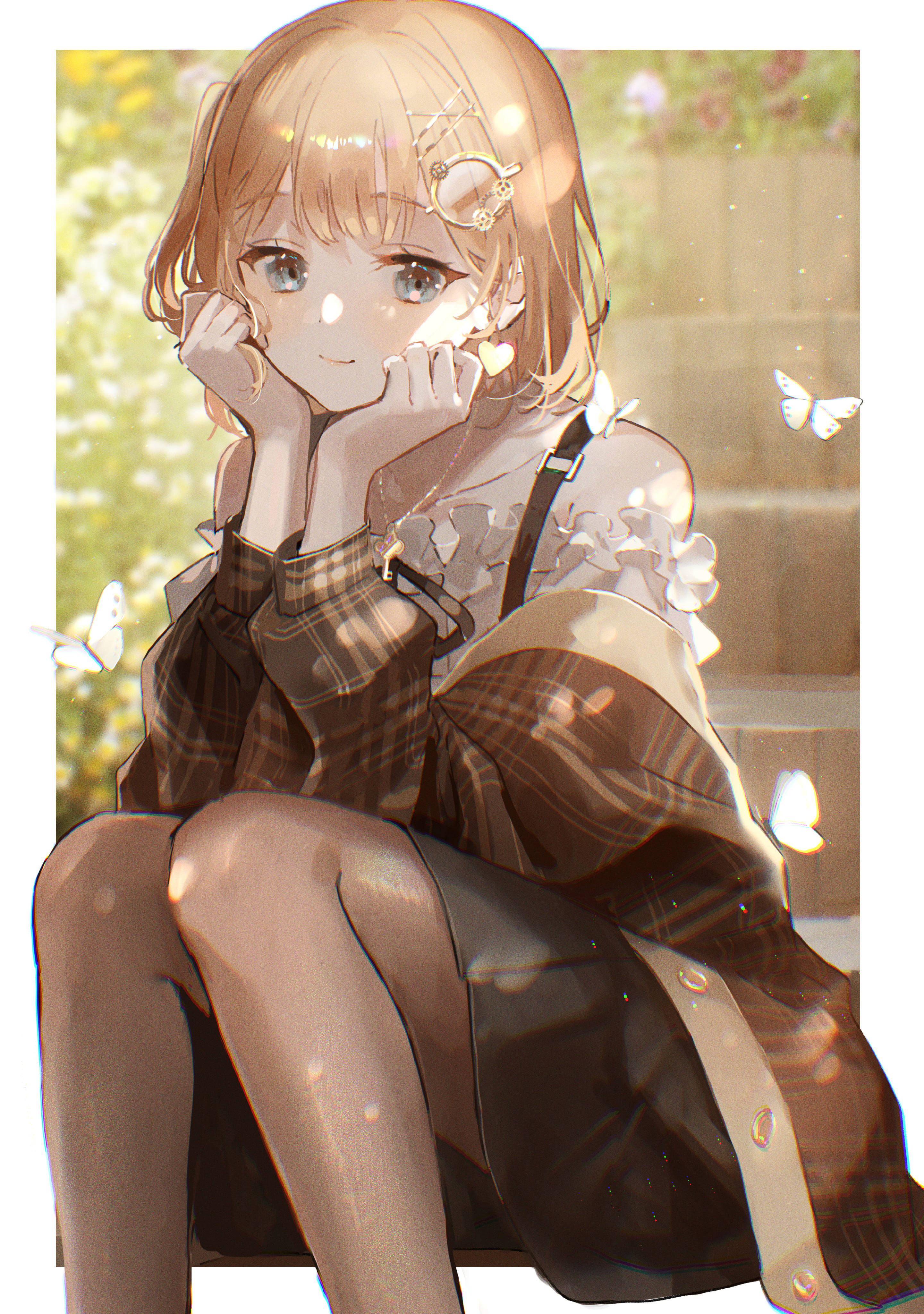 沃森·阿米莉亚与蝴蝶 壁紙