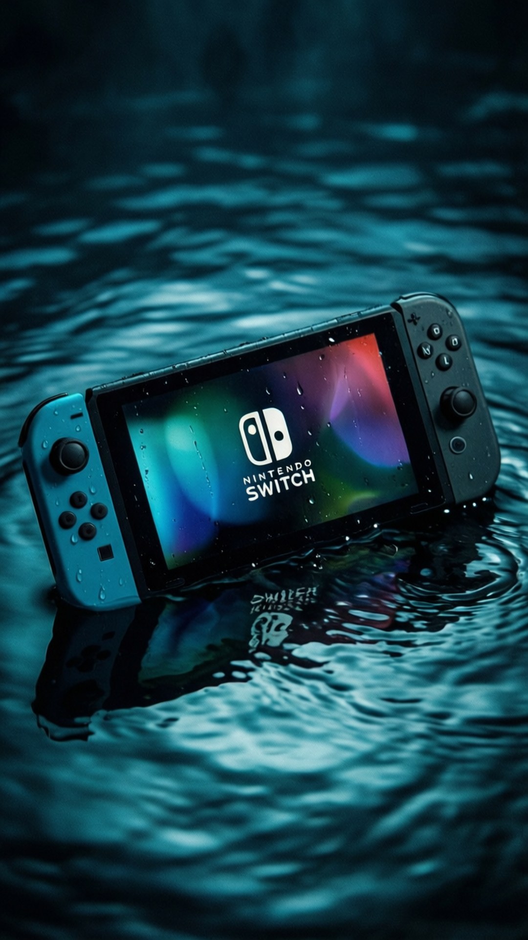 沉沒的Switch 壁紙