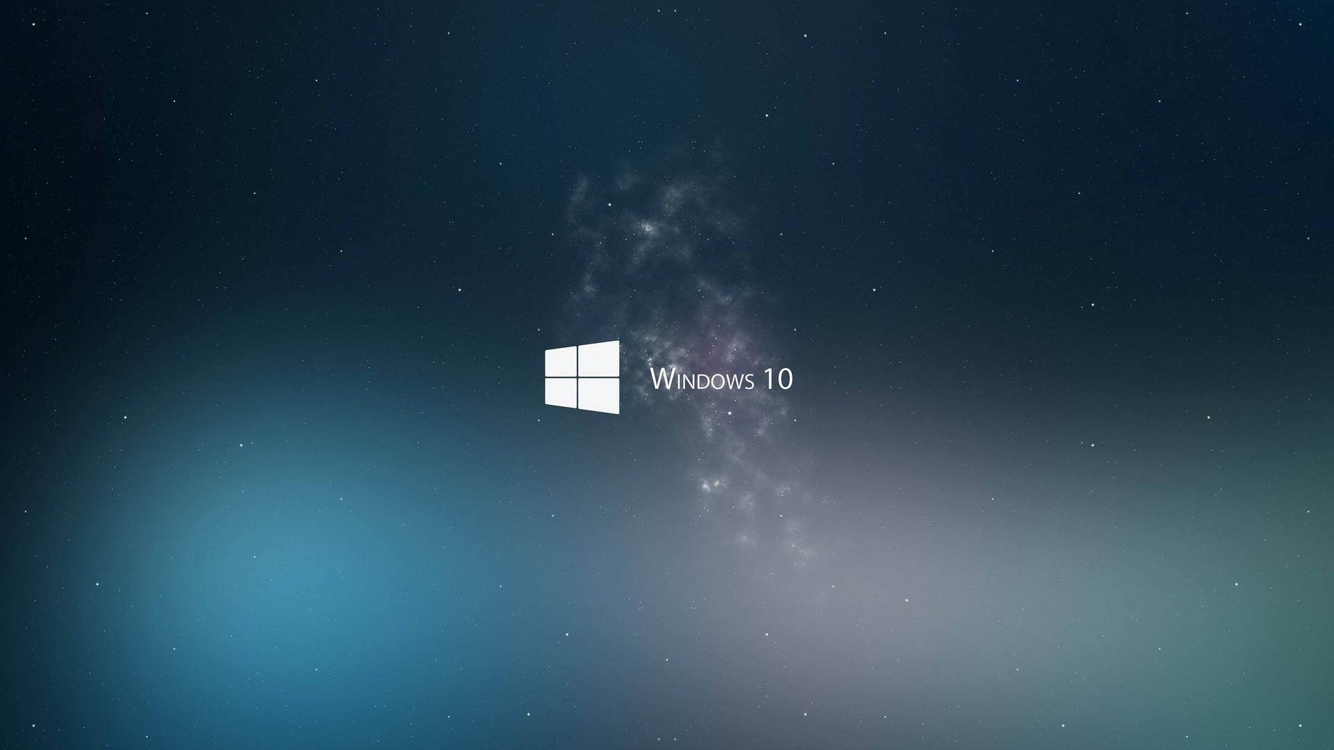 白色Windows 10標誌4K桌布