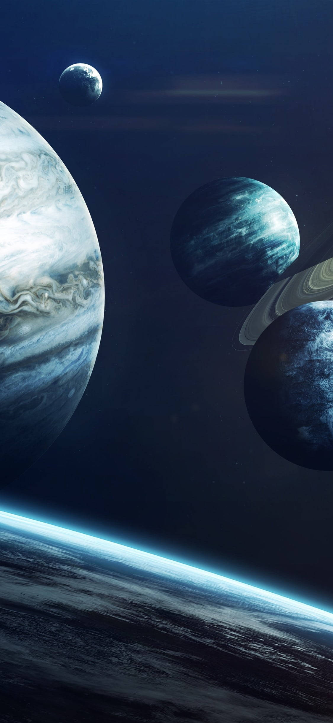沉浸於iPhone Xs星球的優雅之中 壁紙