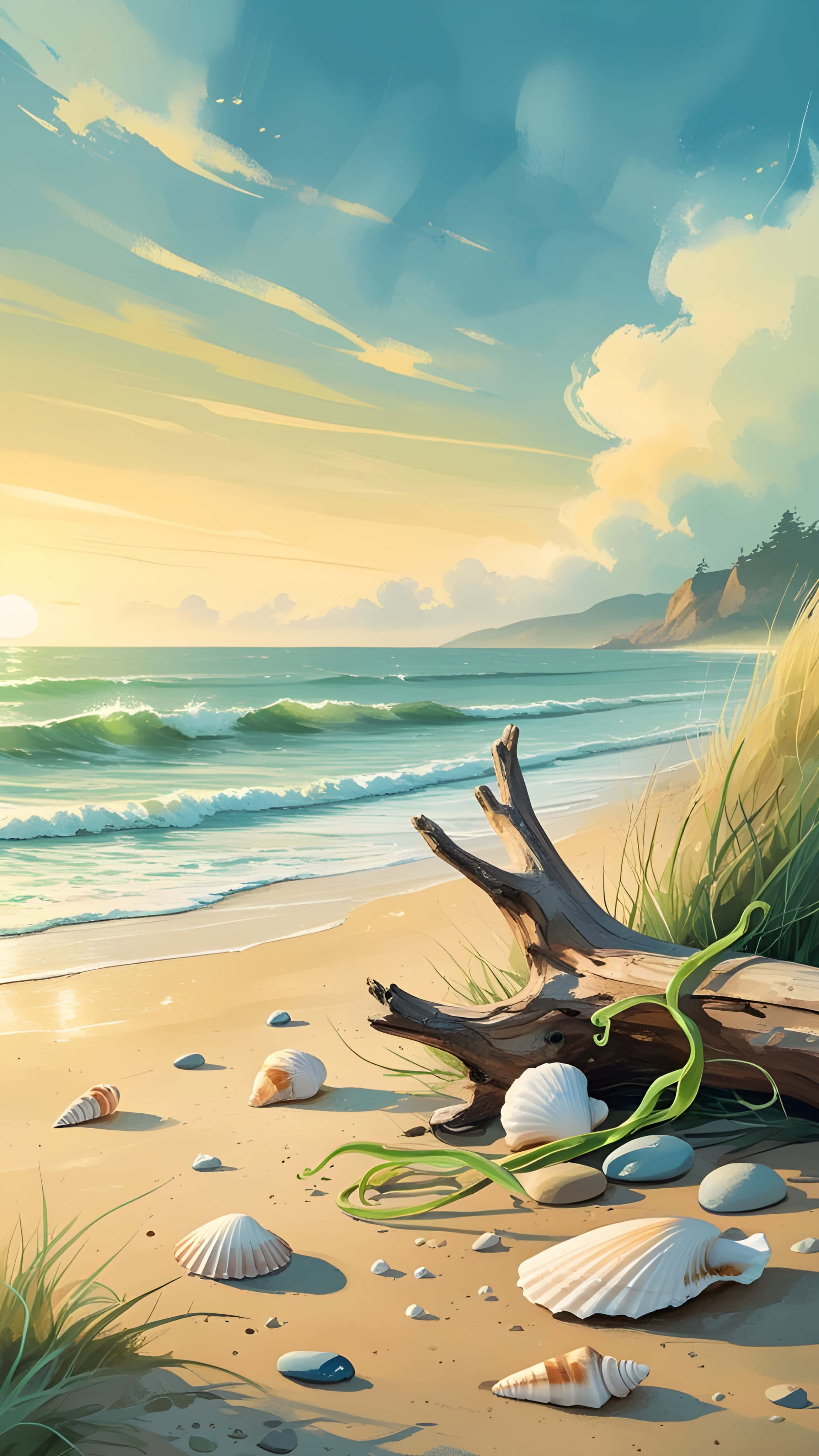 沙灘海景 壁紙