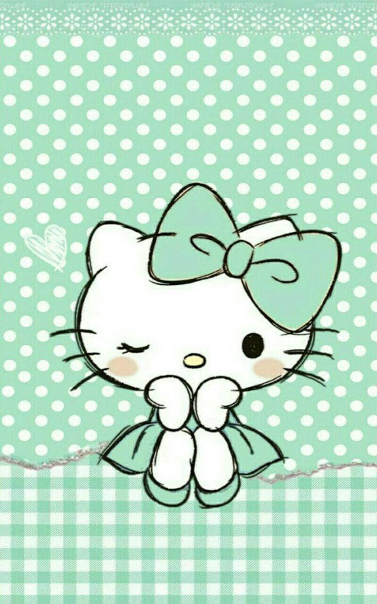 波點凱蒂貓美學 壁紙