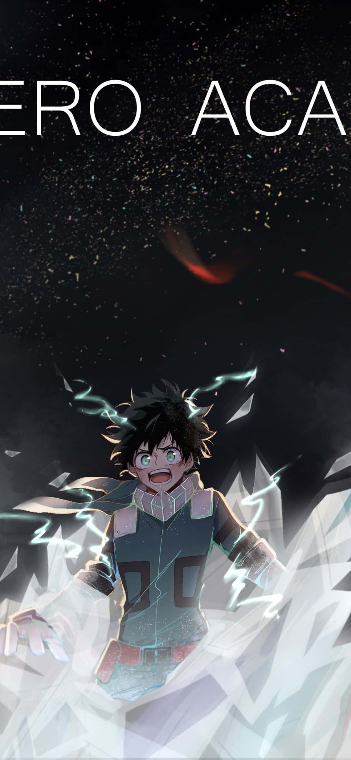 充满活力的动作姿态 Deku 手机壁纸 壁紙