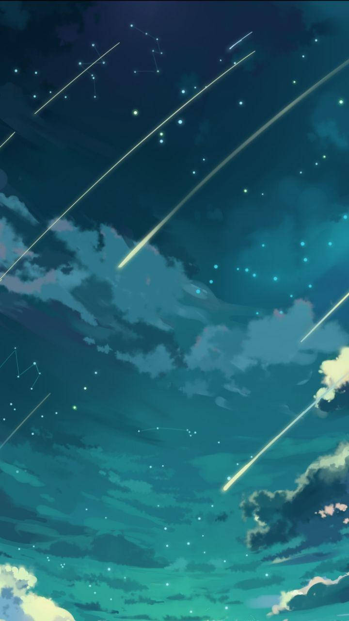 流星與星座iPhone SE 壁紙