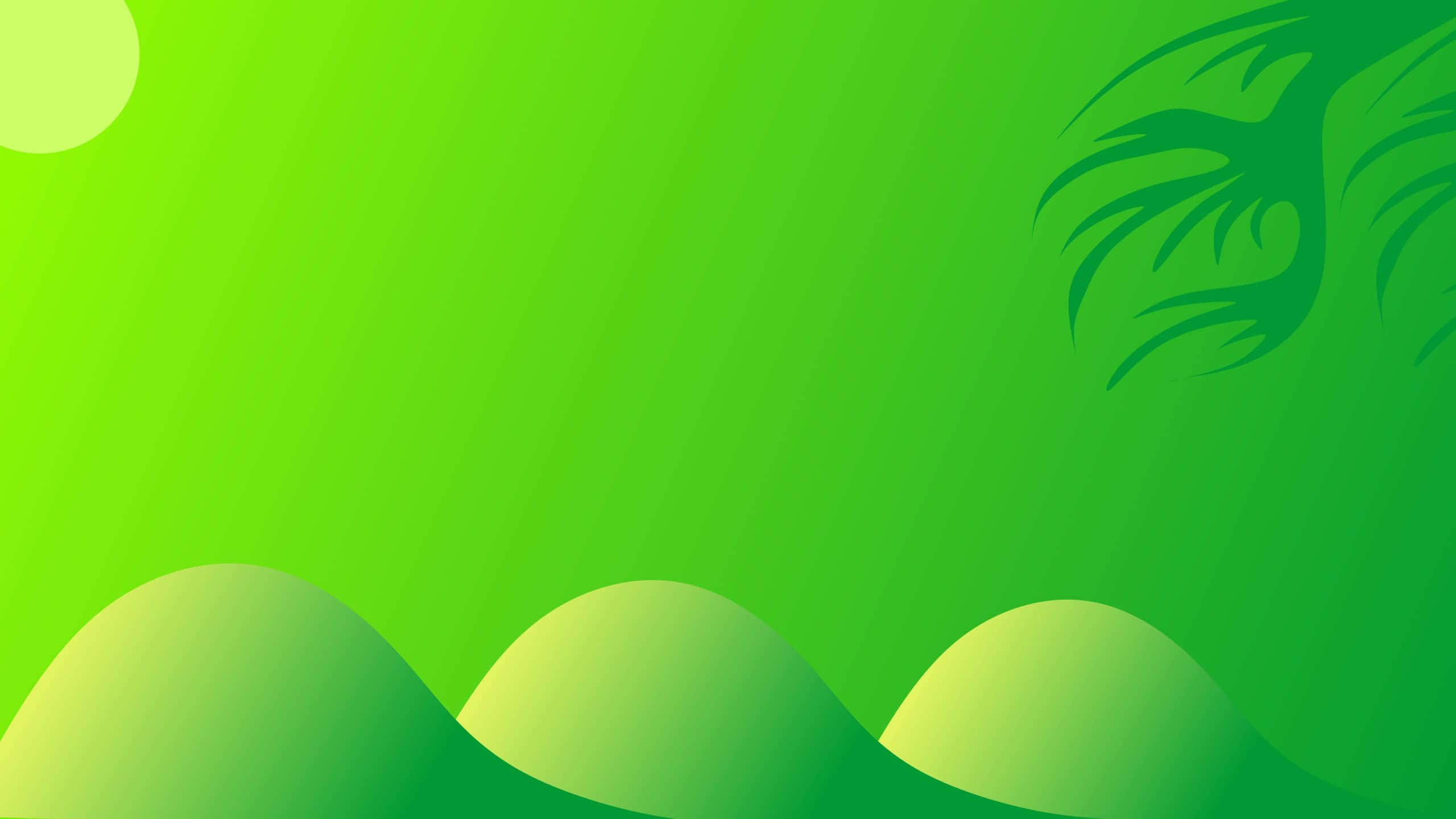 浅绿色山丘数字艺术背景 壁紙