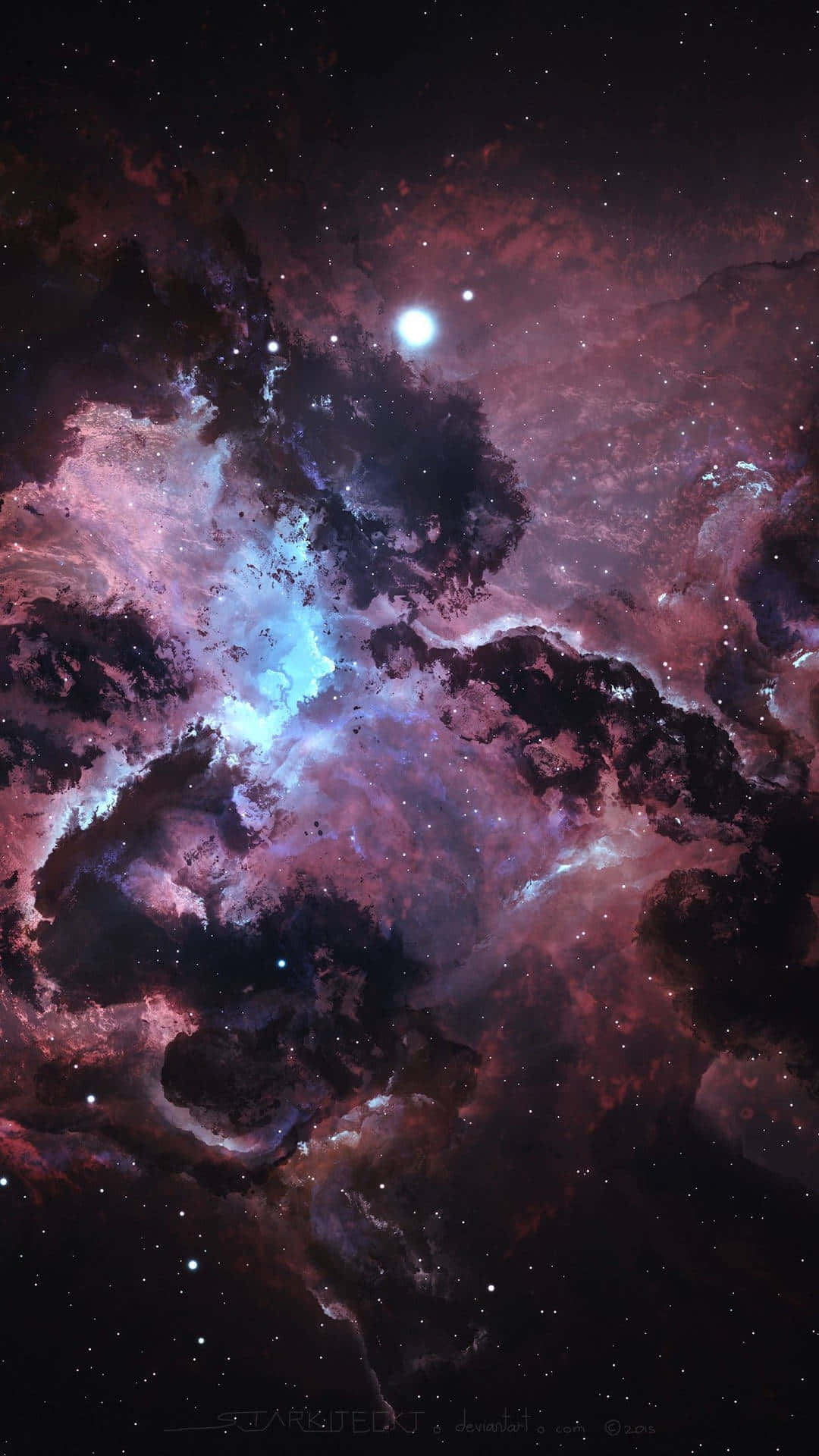 浩瀚宇宙的壮丽景象 壁紙