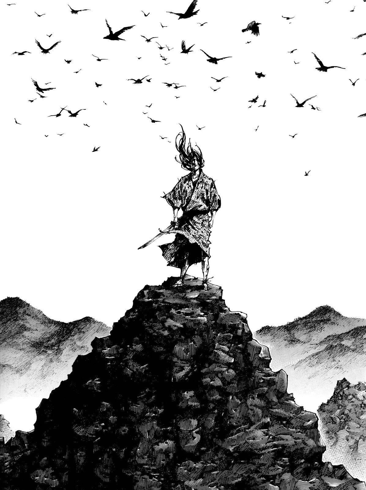 浪人烏鴉飛翔 壁紙