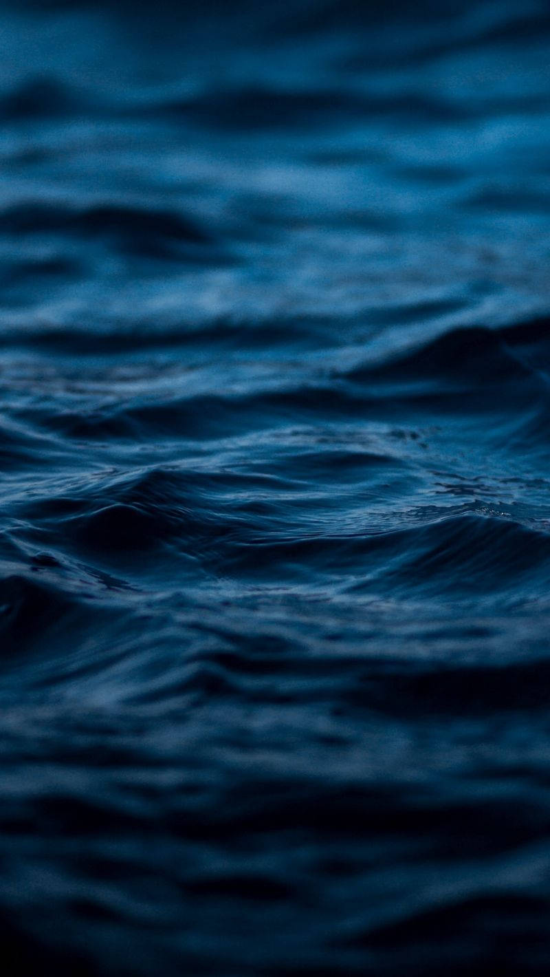 海浪美學深藍高清 壁紙