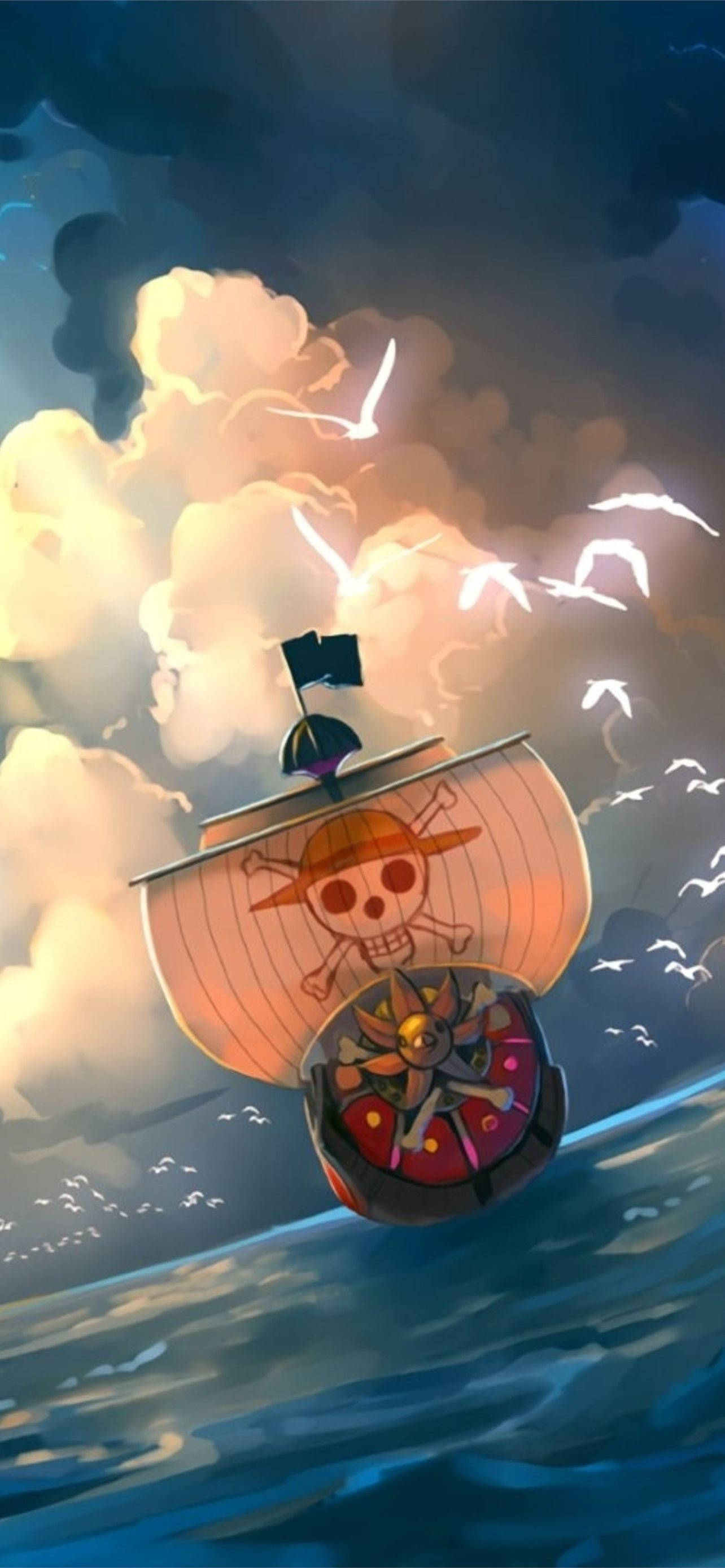 海賊王美學風格 iPhone XR 壁紙