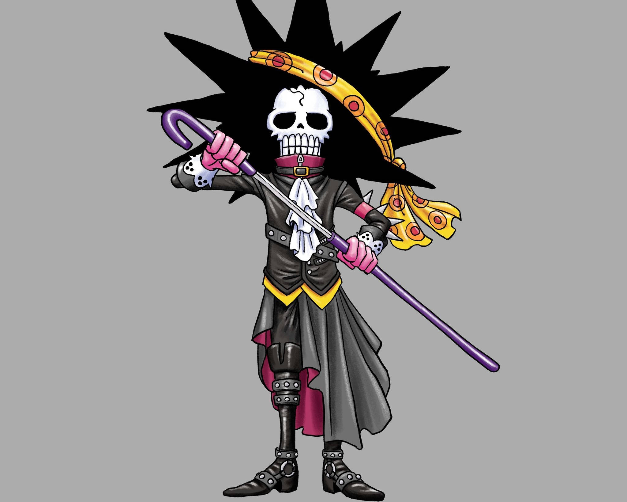 海贼王灰色头像布鲁克 壁紙