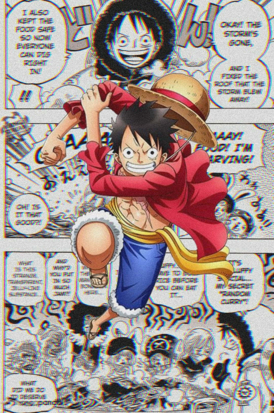 海贼王路飞美学漫画 壁紙