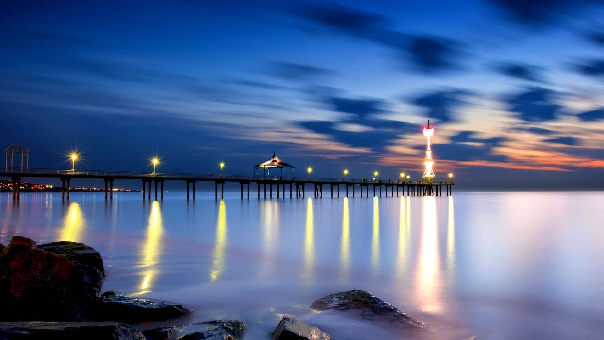 海邊天際景觀 壁紙