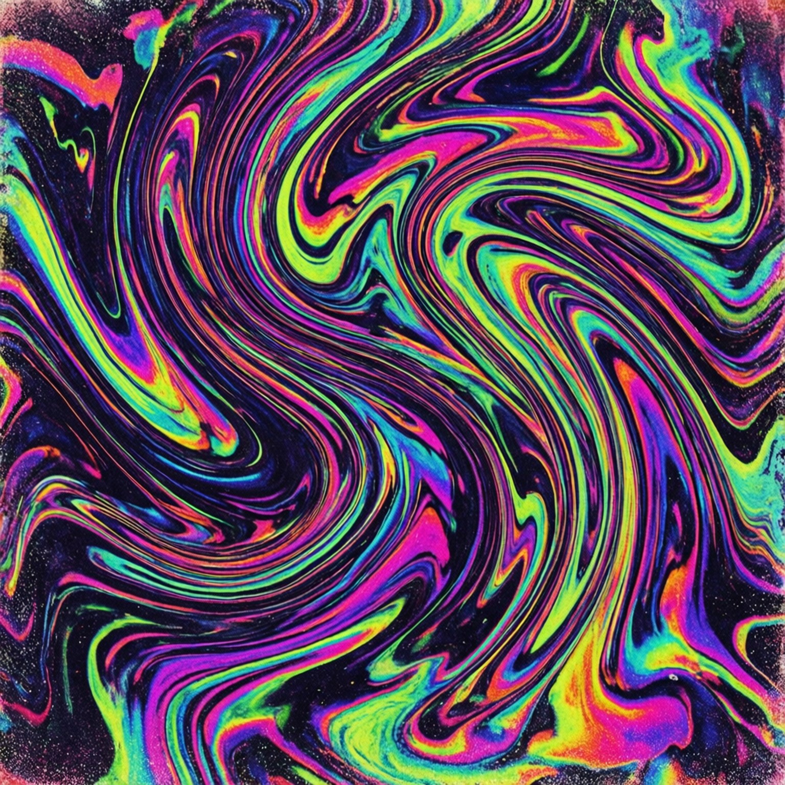液態霓虹顆粒 壁紙