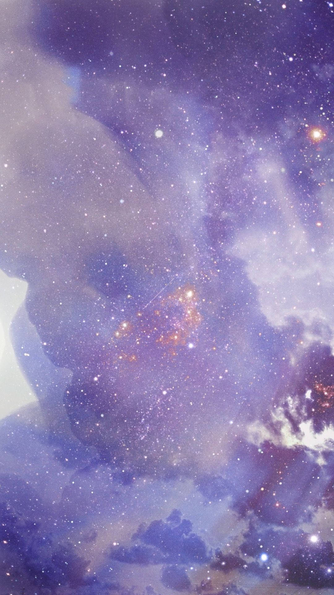 淡紫星云 壁紙