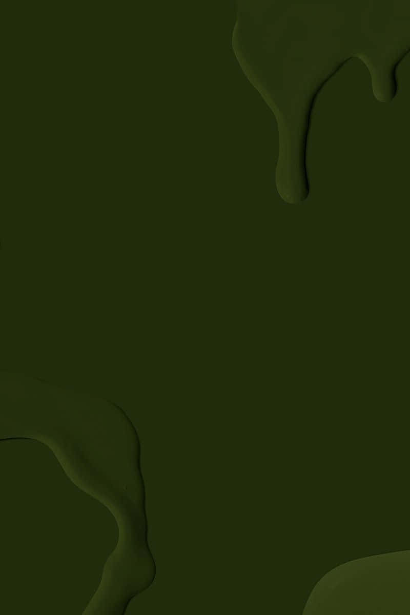 深橄欖綠滴落效果背景 壁紙