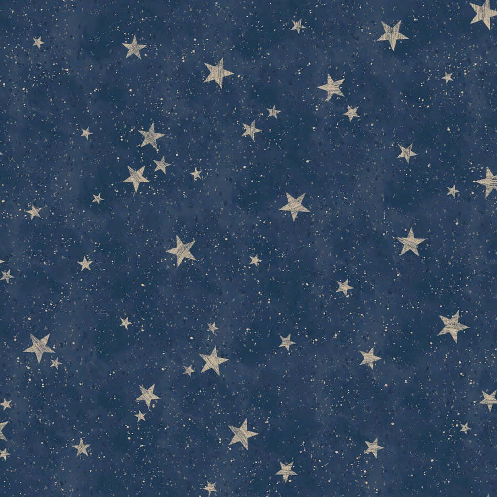 深藍星金M1490 壁紙