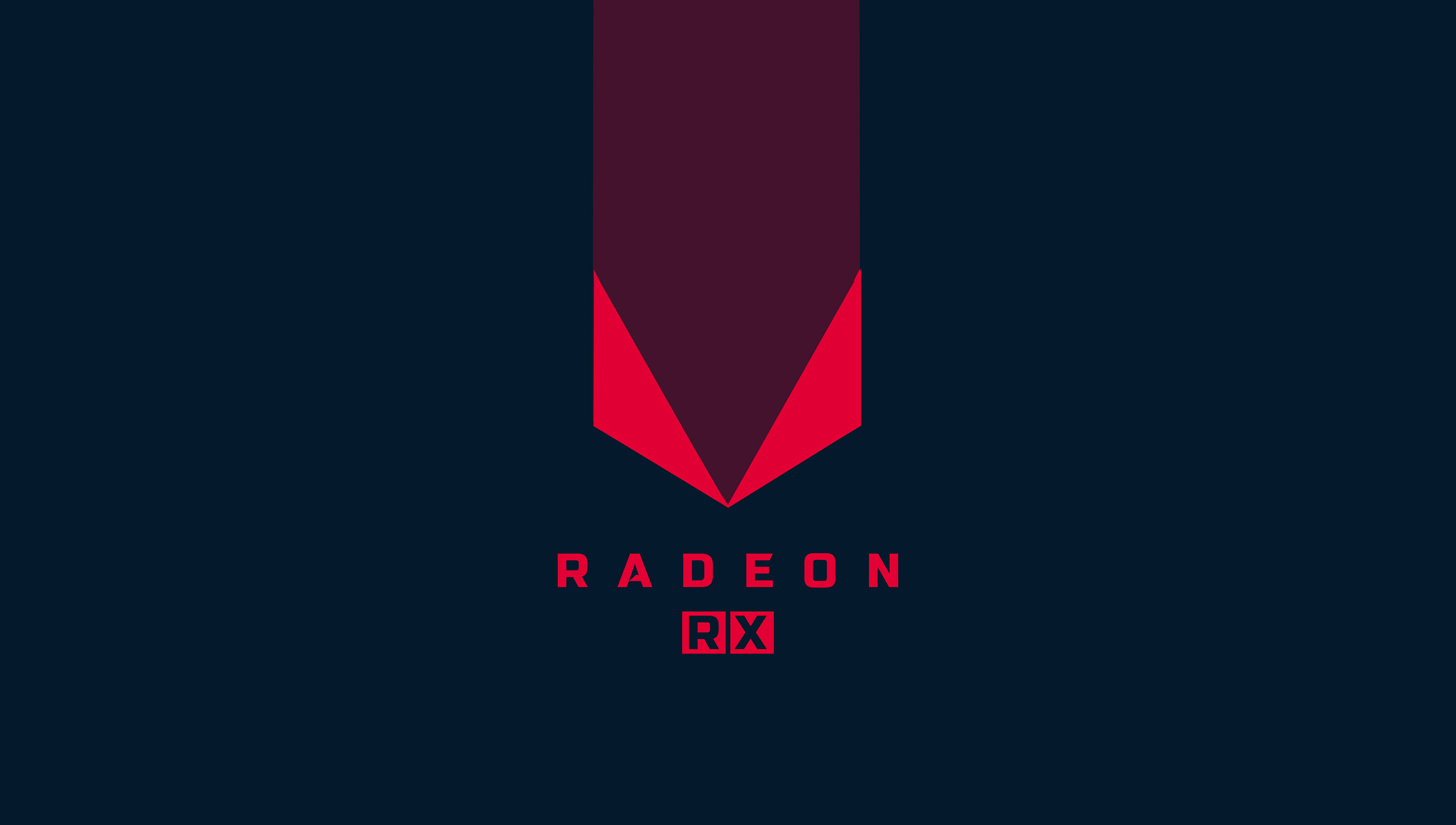 深藍色AMD 4K 壁紙