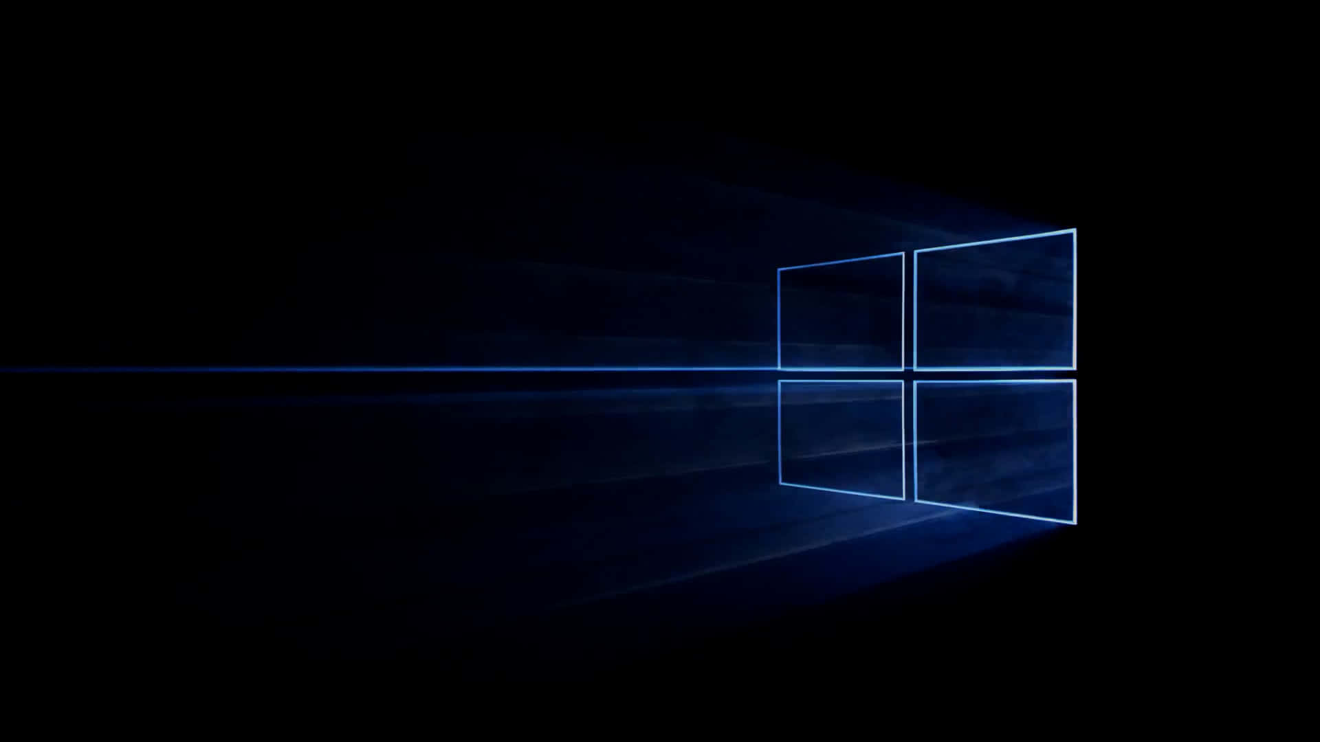 深藍色Windows 10背景 壁紙