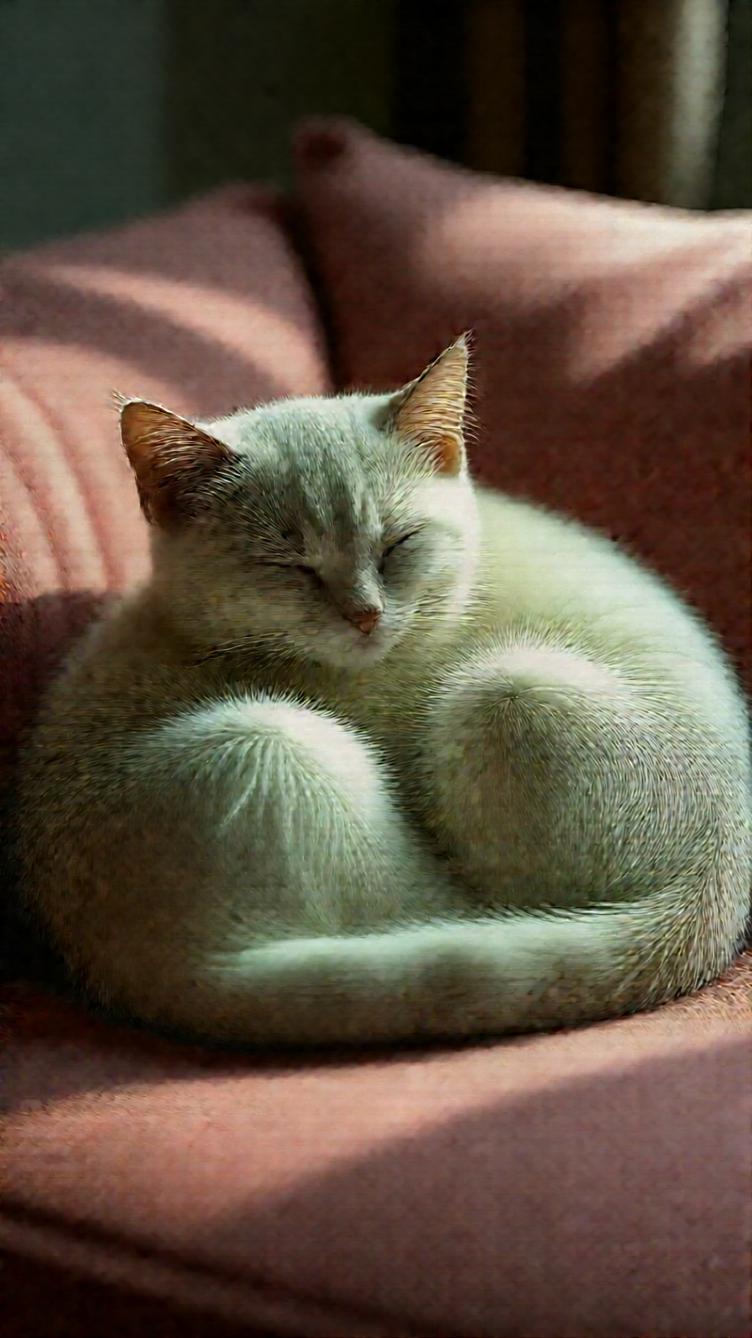 温馨猫咪小憩 壁紙