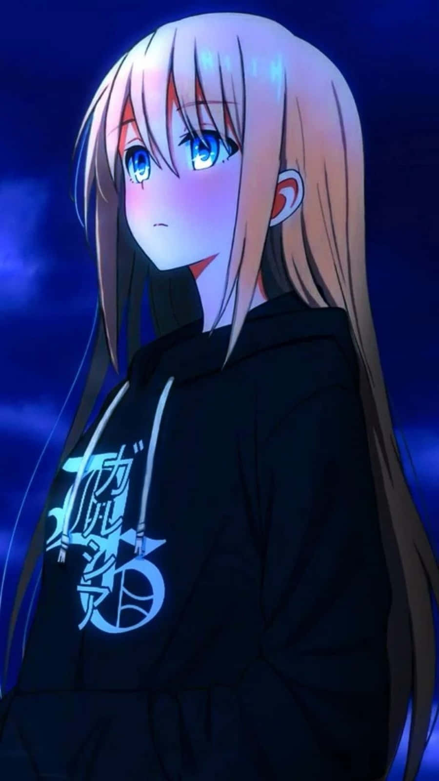 準備好展現你的風格：可愛動漫女孩連帽上衣！ 壁紙