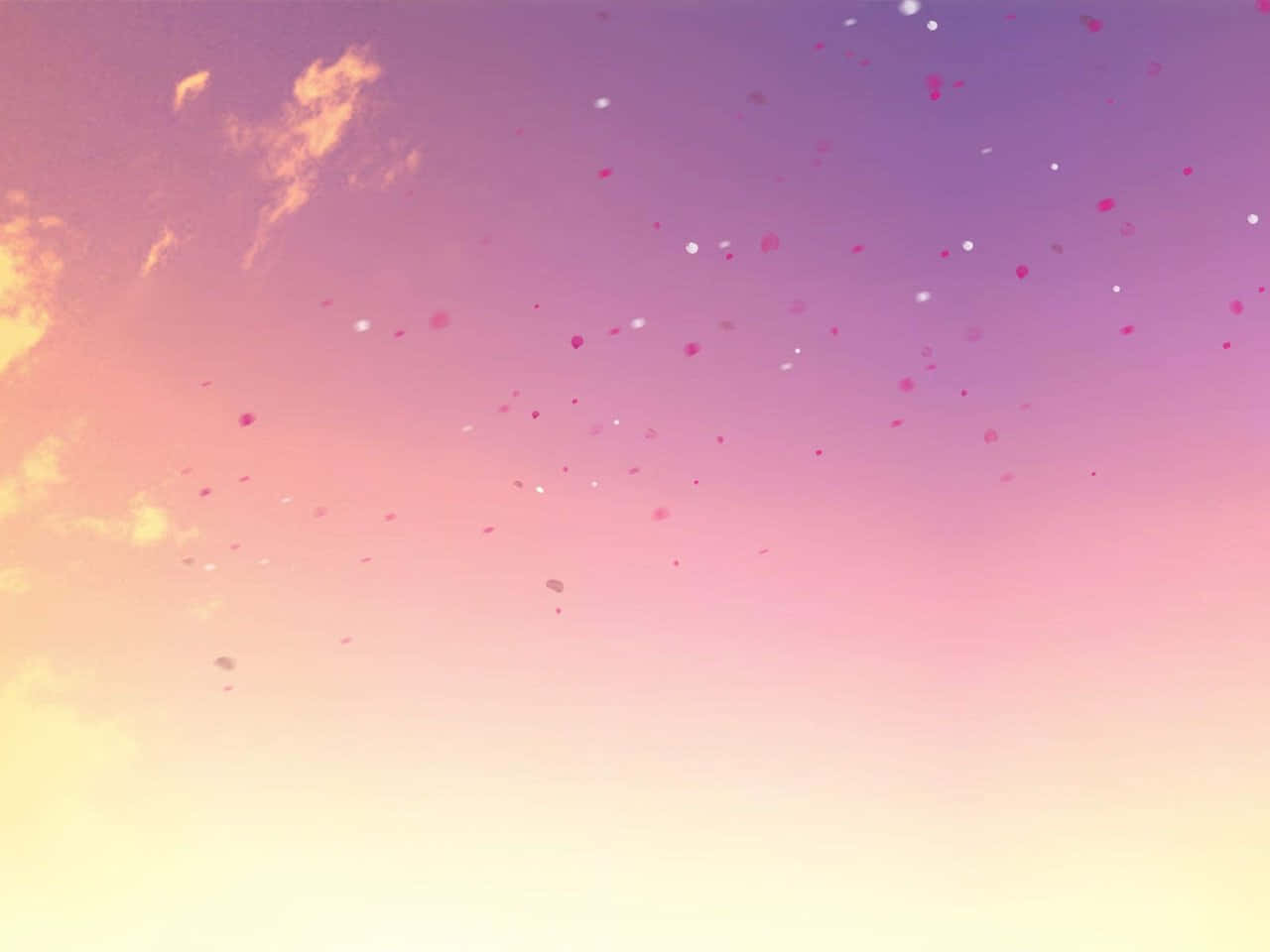 漸層天空粉紅粉彩背景 壁紙