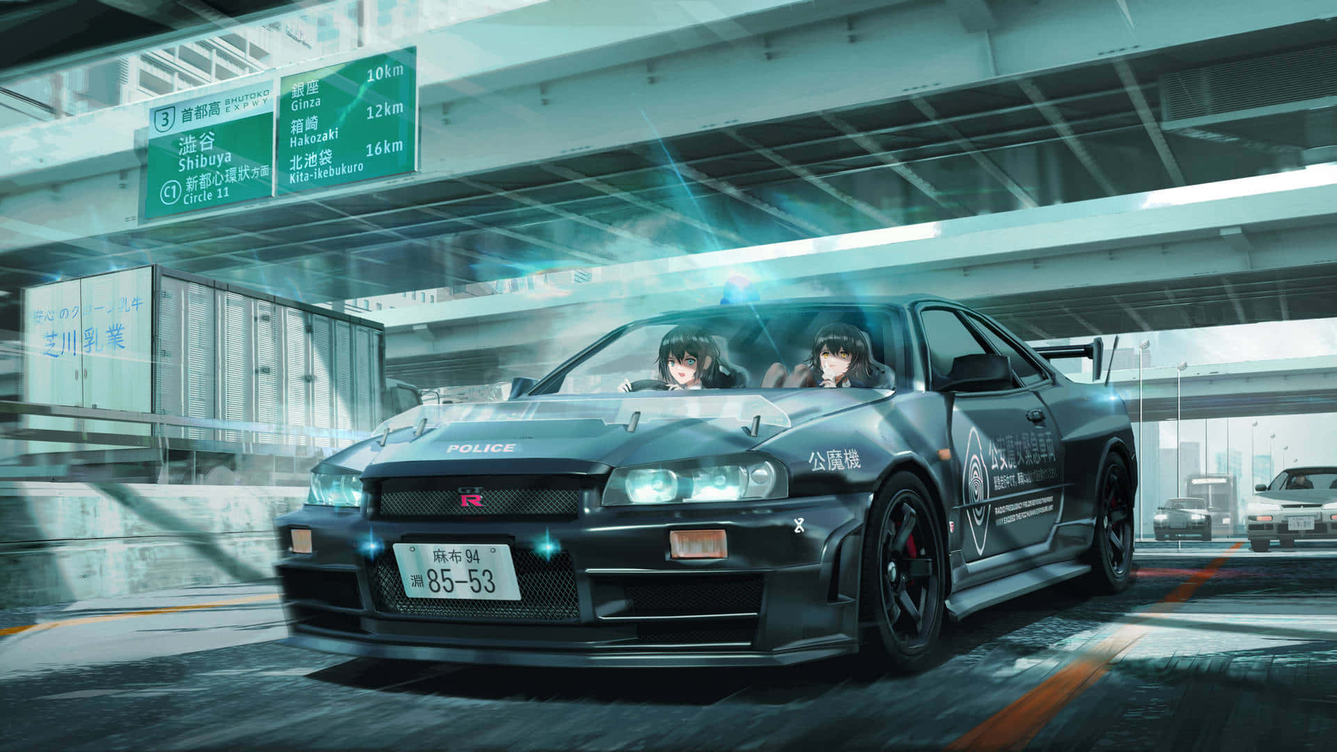 無可阻擋的力量 - 動漫汽車 壁紙