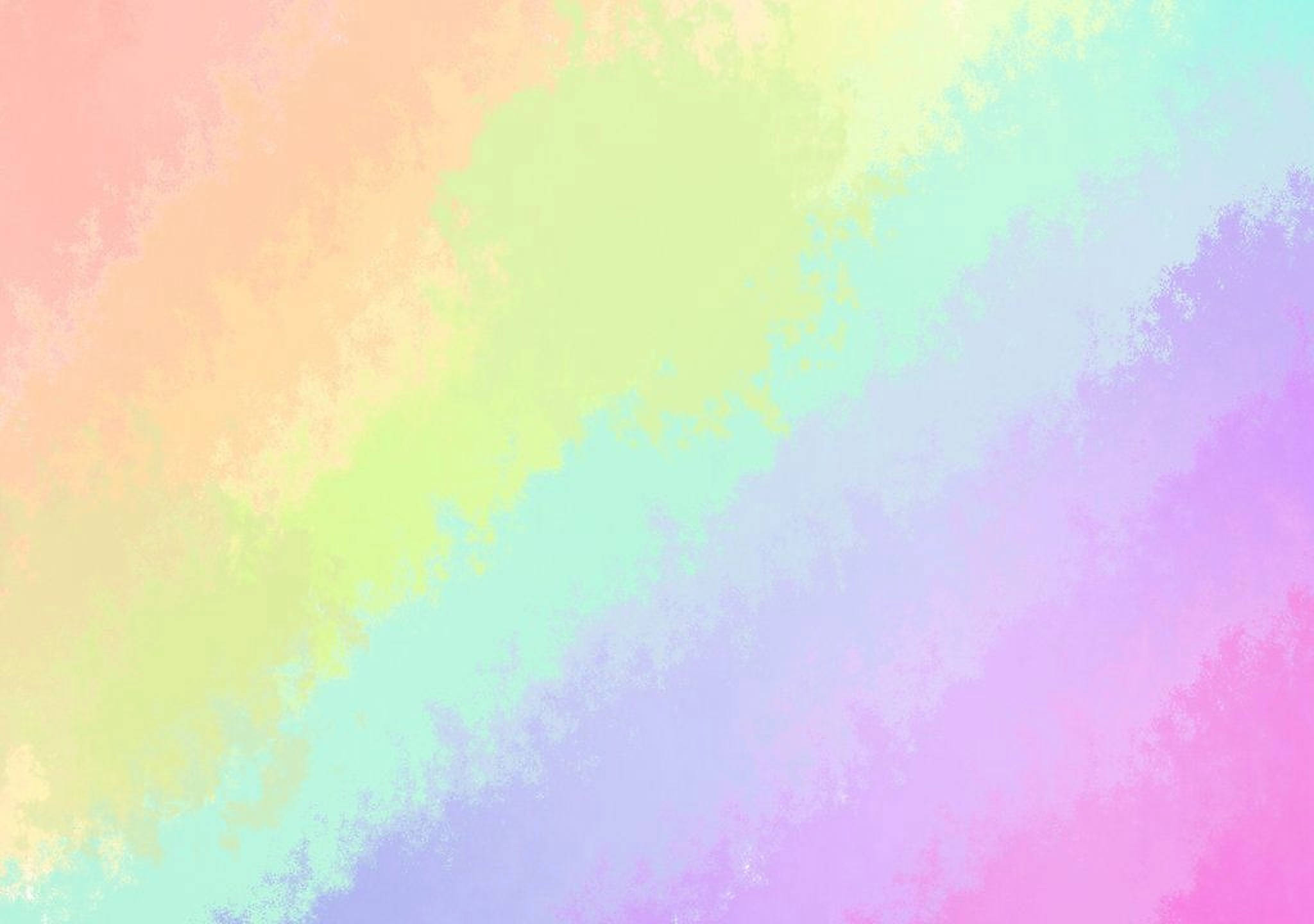 無縫斜紋柔和彩虹 壁紙
