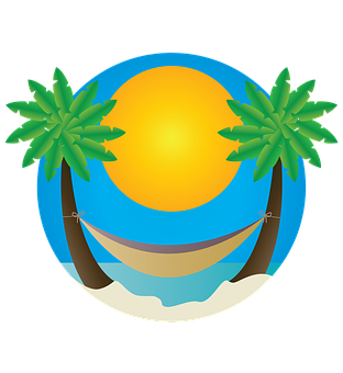 熱帶海灘圖標 — 天空 壁紙