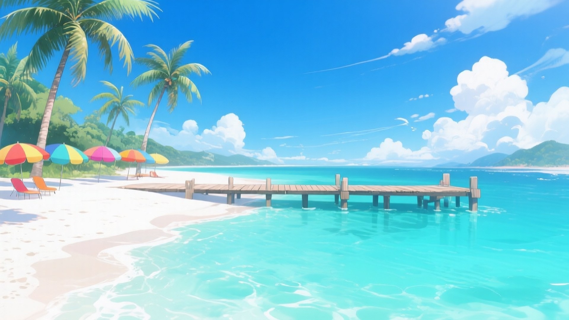 熱帶海灘天堂 壁紙