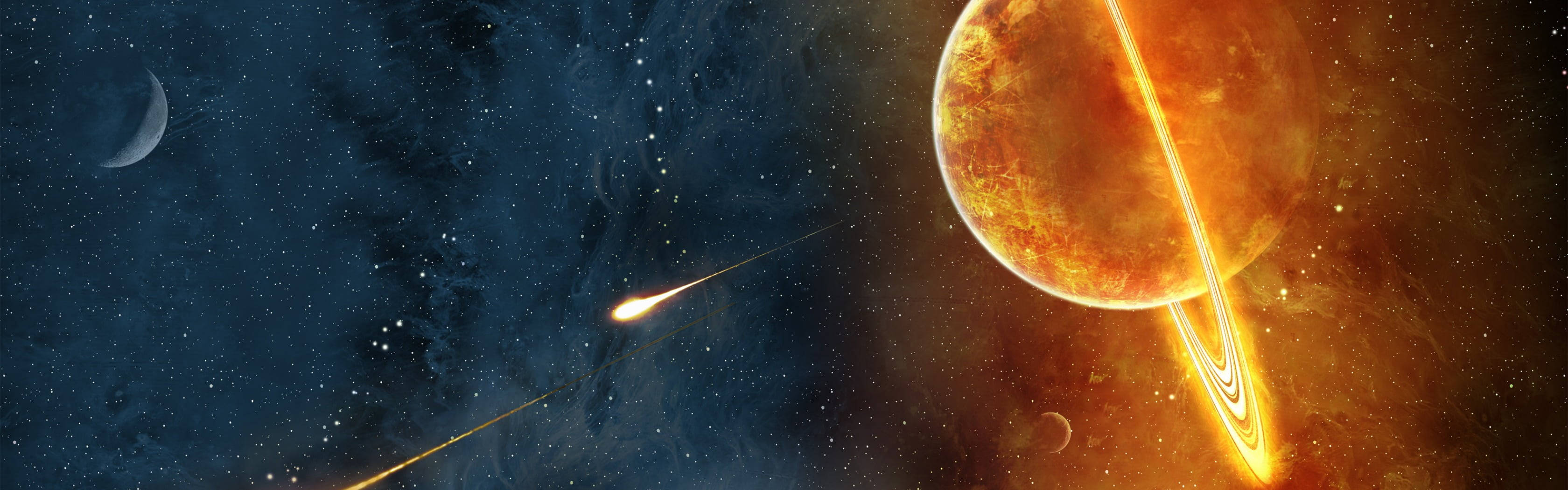 燃燒的土星 4K