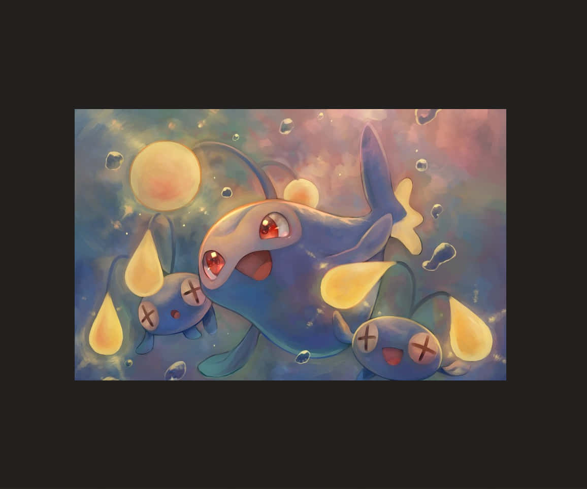 燈籠魚與小燈魚共游 壁紙